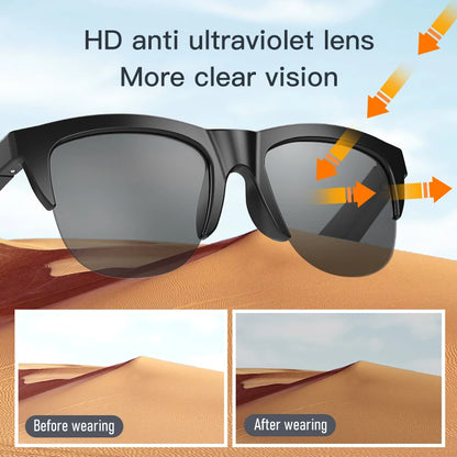 Bluetooth Audio Smart Glasses for Android & Outdoor Use by HitMyNeed
