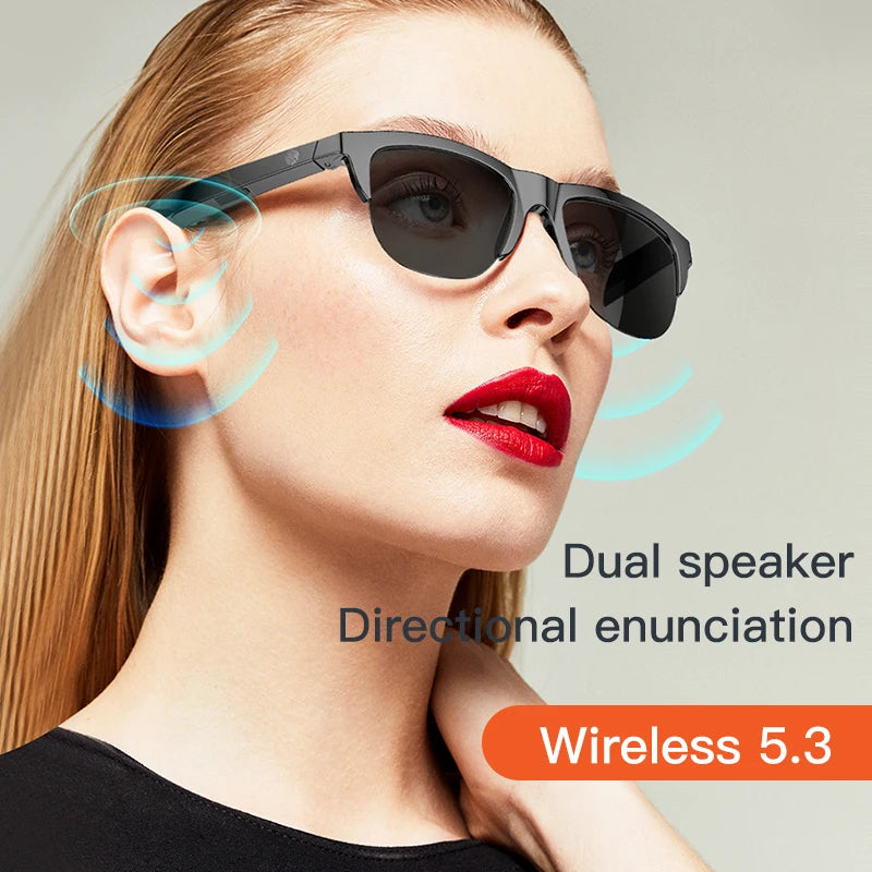 Bluetooth Audio Smart Glasses for Android & Outdoor Use by HitMyNeed