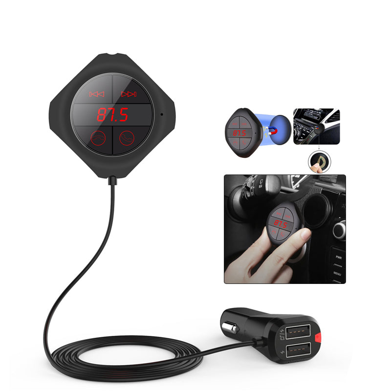 Bluetooth AUX Car Music Transmitter & Charger by HitMyNeed
