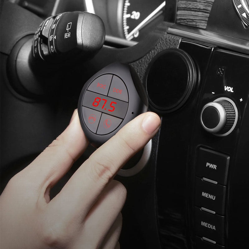 Bluetooth AUX Car Music Transmitter & Charger by HitMyNeed