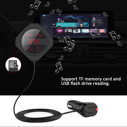 Bluetooth AUX Car Music Transmitter & Charger by HitMyNeed