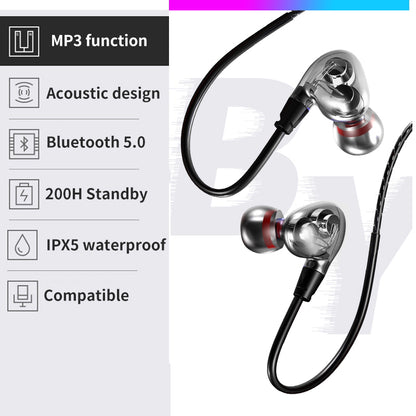 Bluetooth Collar Earphones with TF Card & Mic by HitMyNeed