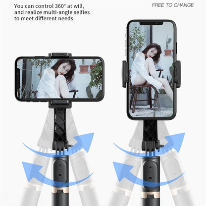 Bluetooth Gimbal Selfie Stick Tripod for Smartphones by HitMyNeed