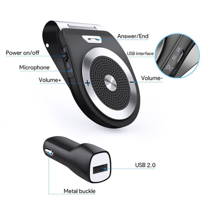 Bluetooth Handsfree Car Kit Speakerphone Receiver by HitMyNeed