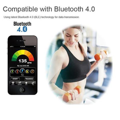 Bluetooth Heart Rate Monitor Chest Strap by HitMyNeed