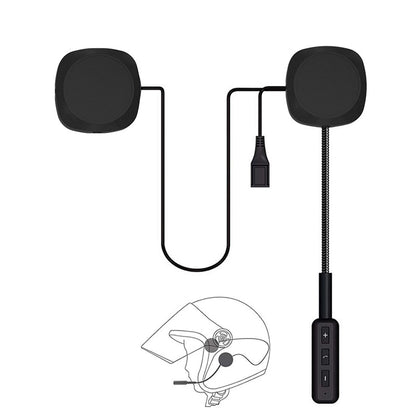 Bluetooth Helmet Speakers with Built-In Microphone by HitMyNeed