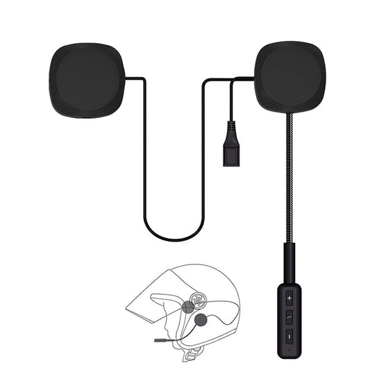 Bluetooth Helmet Speakers with Built-In Microphone by HitMyNeed