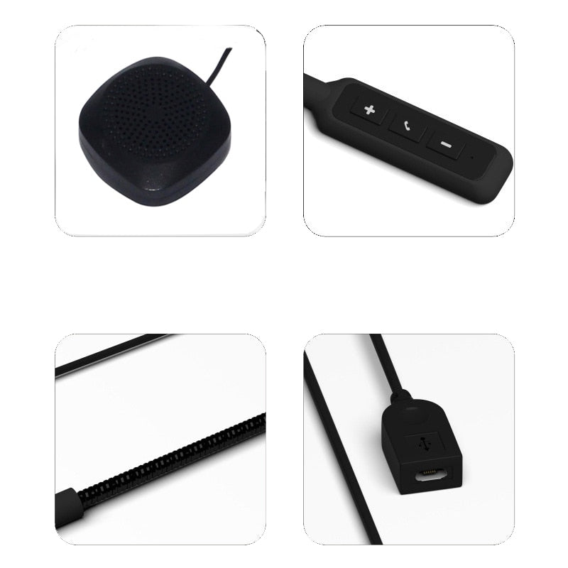 Bluetooth Helmet Speakers with Built-In Microphone by HitMyNeed