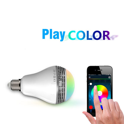 Bluetooth LED Bulb with Wireless Speaker by HitMyNeed