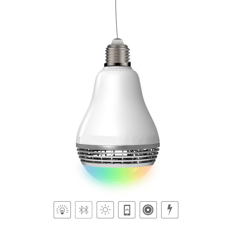 Bluetooth LED Bulb with Wireless Speaker by HitMyNeed