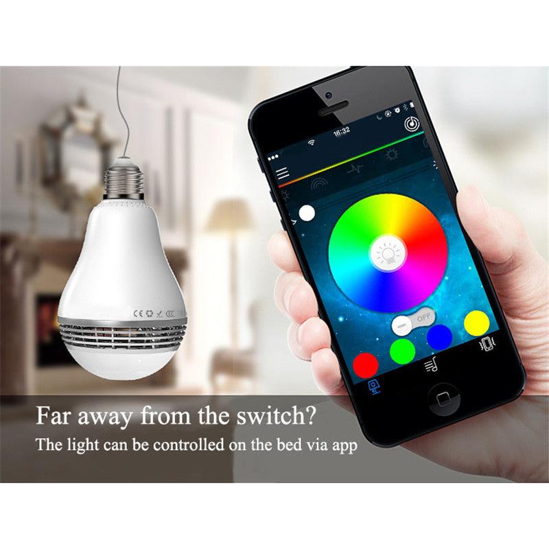 Bluetooth LED Bulb with Wireless Speaker by HitMyNeed