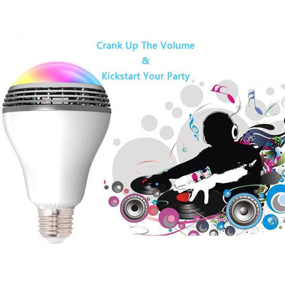 Bluetooth LED Bulb with Wireless Speaker by HitMyNeed