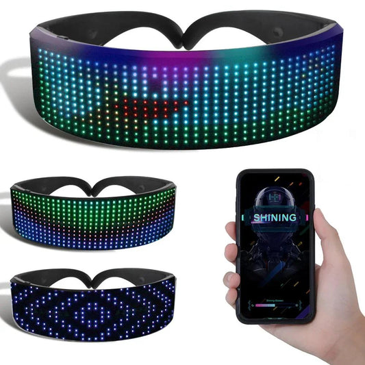 Bluetooth LED Futuristic DIY Party Glasses by HitMyNeed