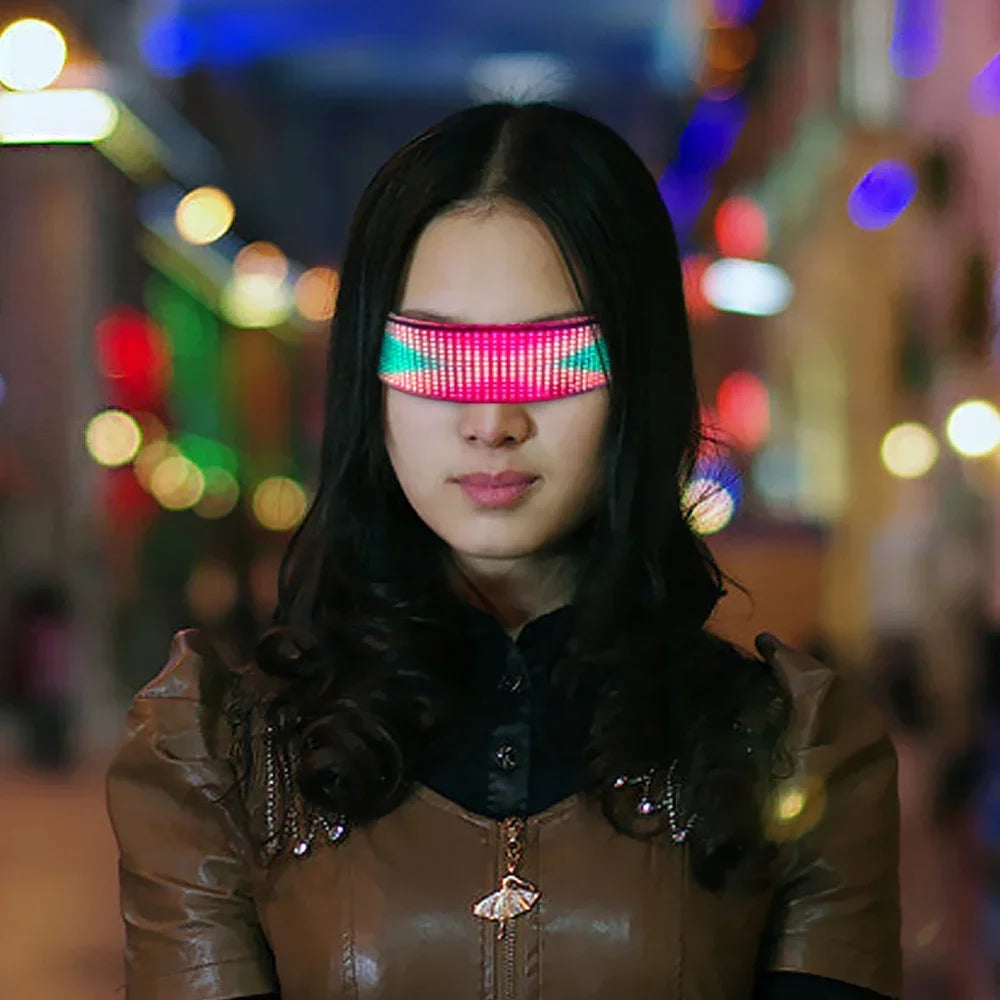 Bluetooth LED Futuristic DIY Party Glasses by HitMyNeed