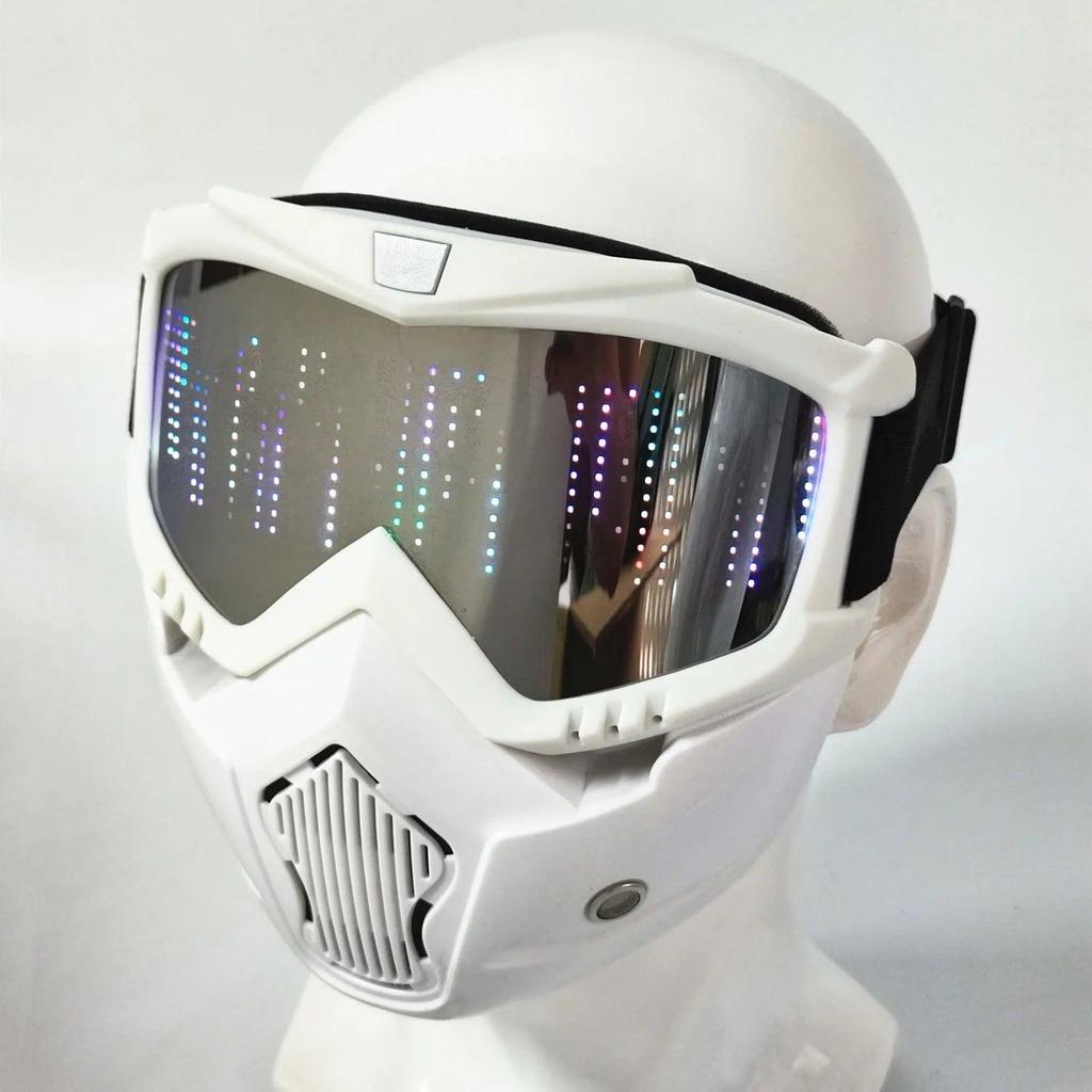 Bluetooth LED Matrix Mask with App Control RGB by HitMyNeed