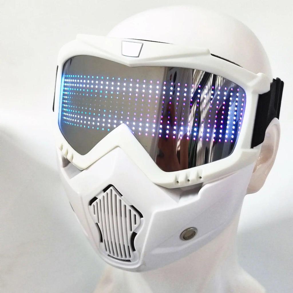 Bluetooth LED Matrix Mask with App Control RGB by HitMyNeed