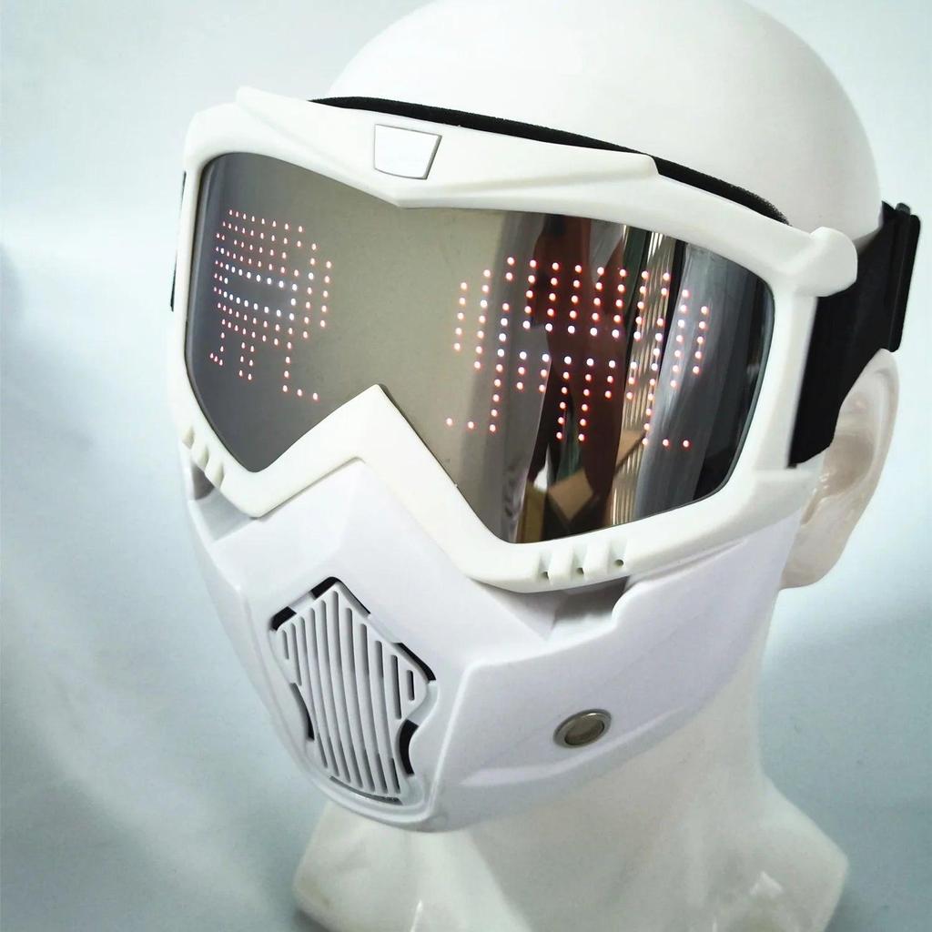 Bluetooth LED Matrix Mask with App Control RGB by HitMyNeed