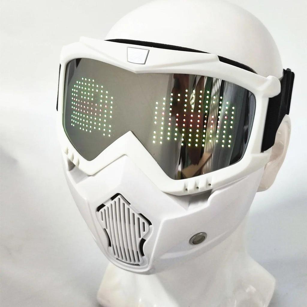 Bluetooth LED Matrix Mask with App Control RGB by HitMyNeed