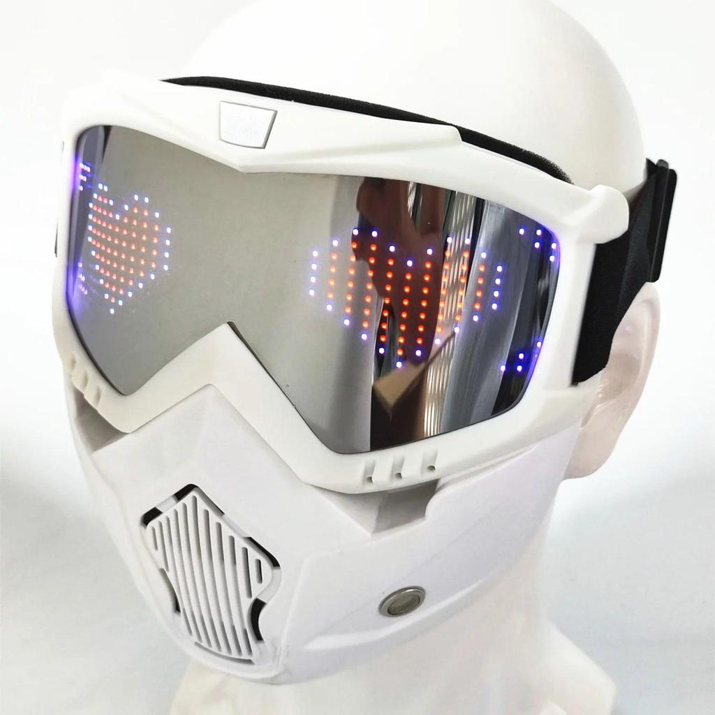 Bluetooth LED Matrix Mask with App Control RGB by HitMyNeed