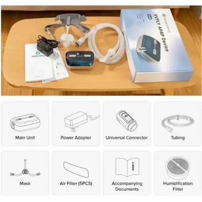 Bluetooth Mini CPAP YA50G Portable Anti-Snoring Device by HitMyNeed