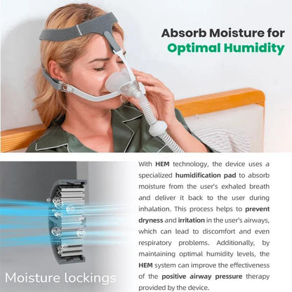 Bluetooth Mini CPAP YA50G Portable Anti-Snoring Device by HitMyNeed