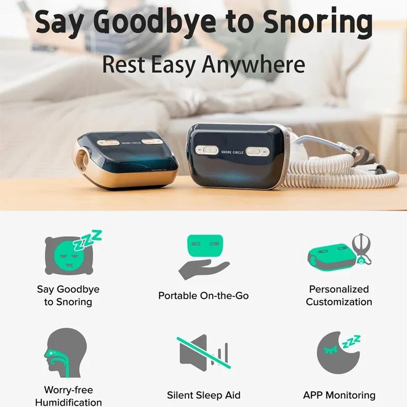 Bluetooth Mini CPAP YA50G Portable Anti-Snoring Device by HitMyNeed