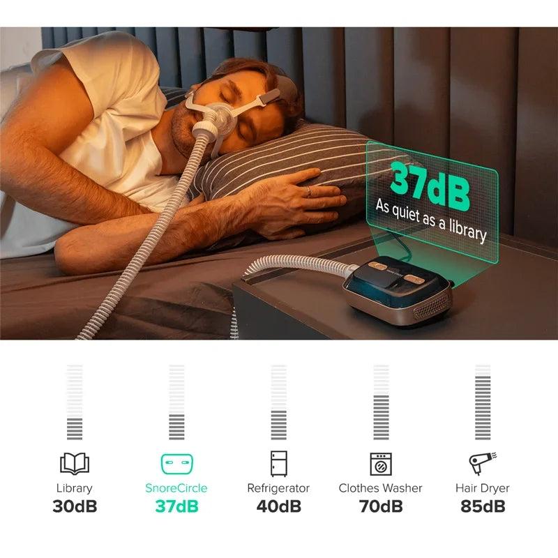 Bluetooth Mini CPAP YA50G Portable Anti-Snoring Device by HitMyNeed