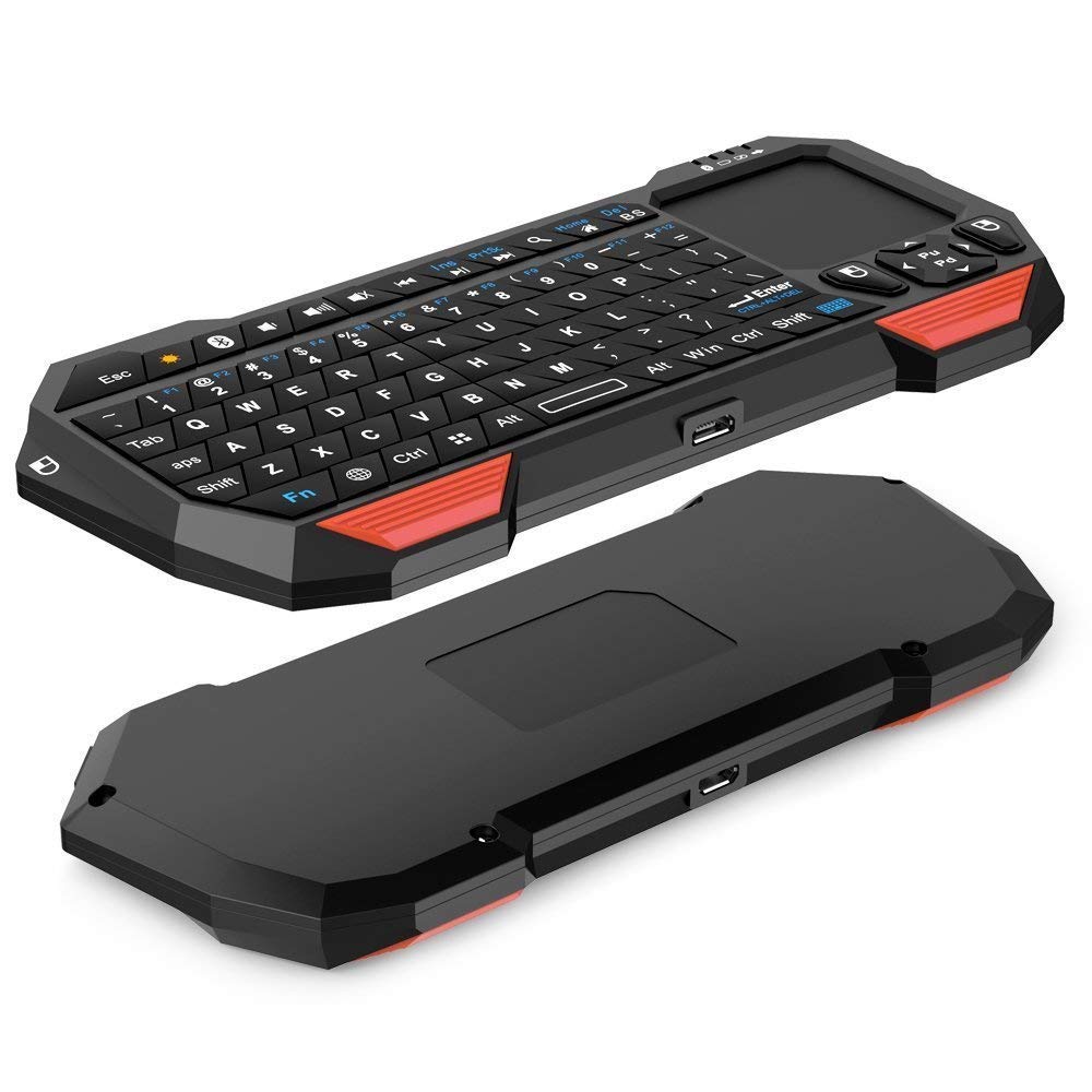 Bluetooth Mini Keyboard with Touchpad and Backlight by HitMyNeed