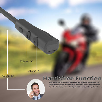 Bluetooth Motorcycle Helmet Speakers with Mic by HitMyNeed