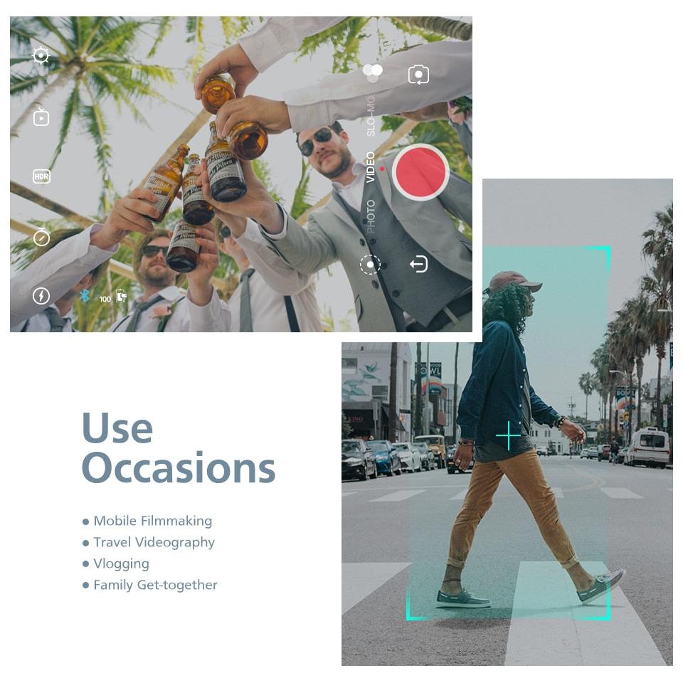 Bluetooth Phone Gimbal Mobile Stabilizer by HitMyNeed