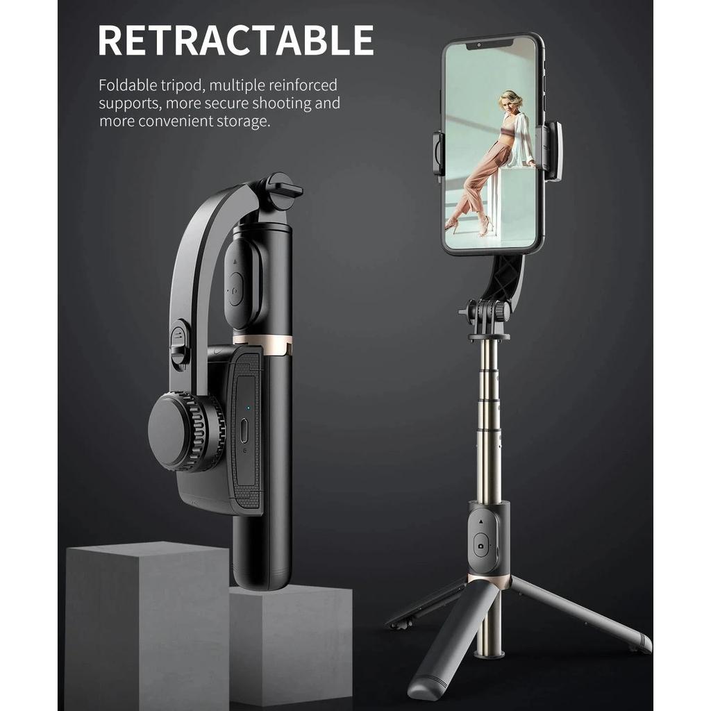 Bluetooth Phone Gimbal Selfie Stick Tripod by HitMyNeed