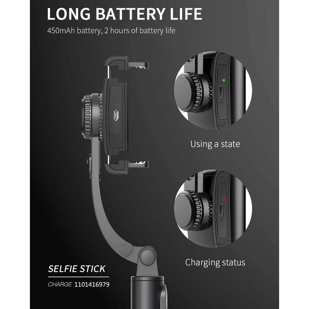 Bluetooth Phone Gimbal Selfie Stick Tripod by HitMyNeed