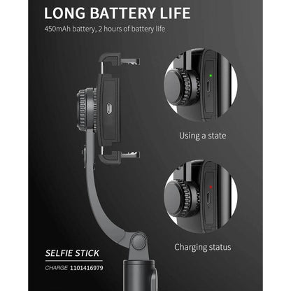 Bluetooth Phone Gimbal Selfie Stick Tripod by HitMyNeed