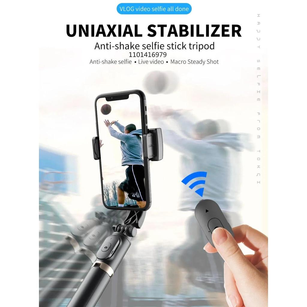 Bluetooth Phone Gimbal Selfie Stick Tripod by HitMyNeed