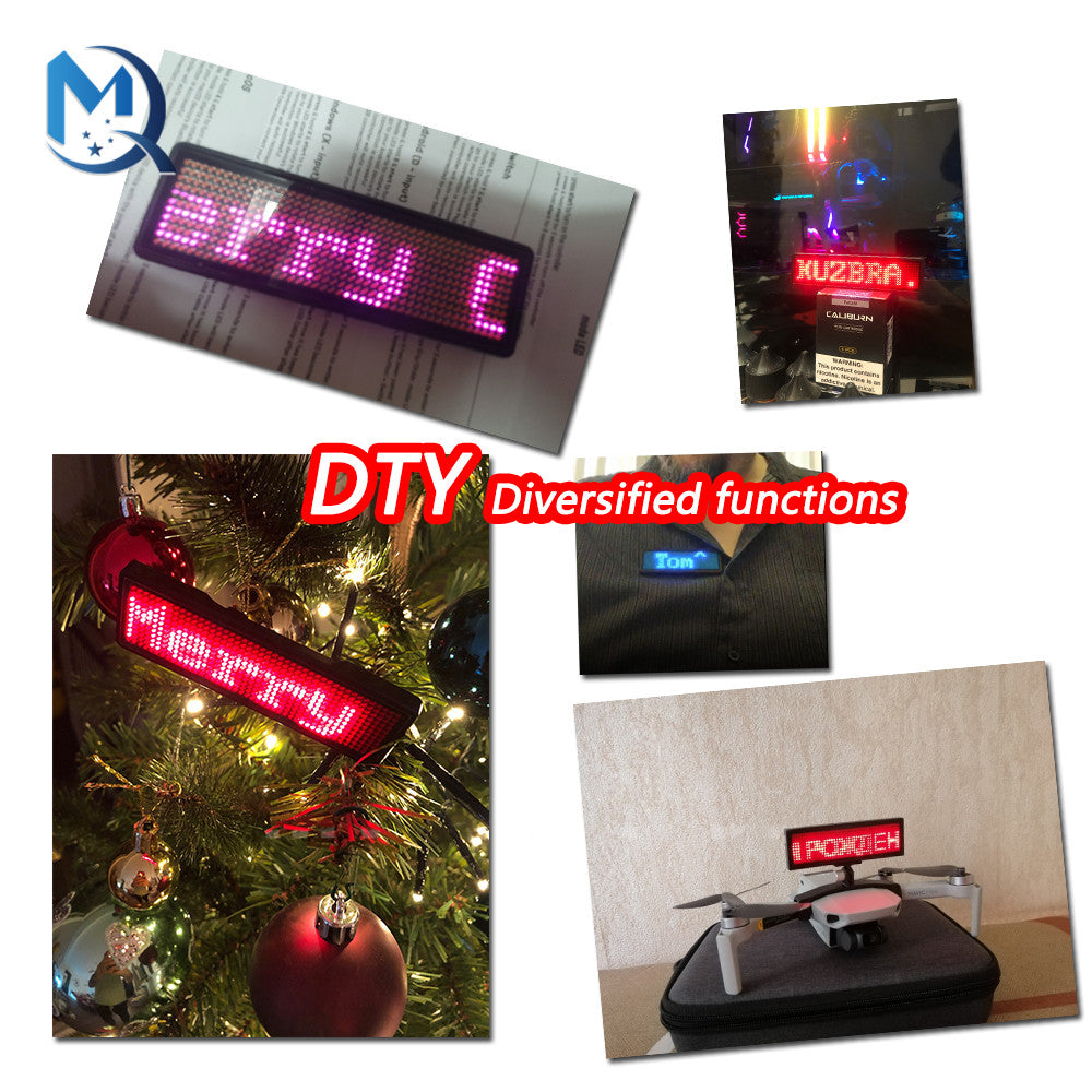 Bluetooth Programmable LED Name Badge Display by HitMyNeed