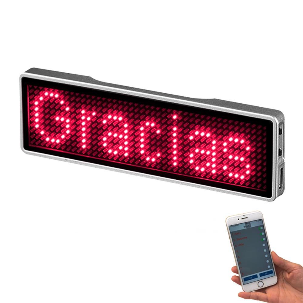Bluetooth Programmable LED Name Badge Display by HitMyNeed