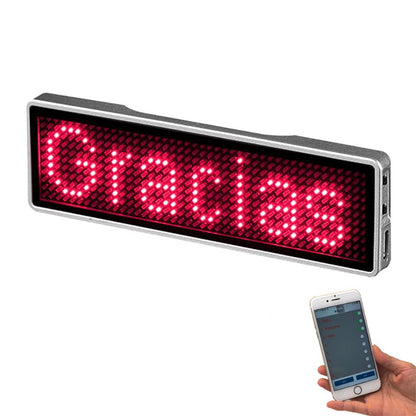Bluetooth Programmable LED Name Badge Display by HitMyNeed