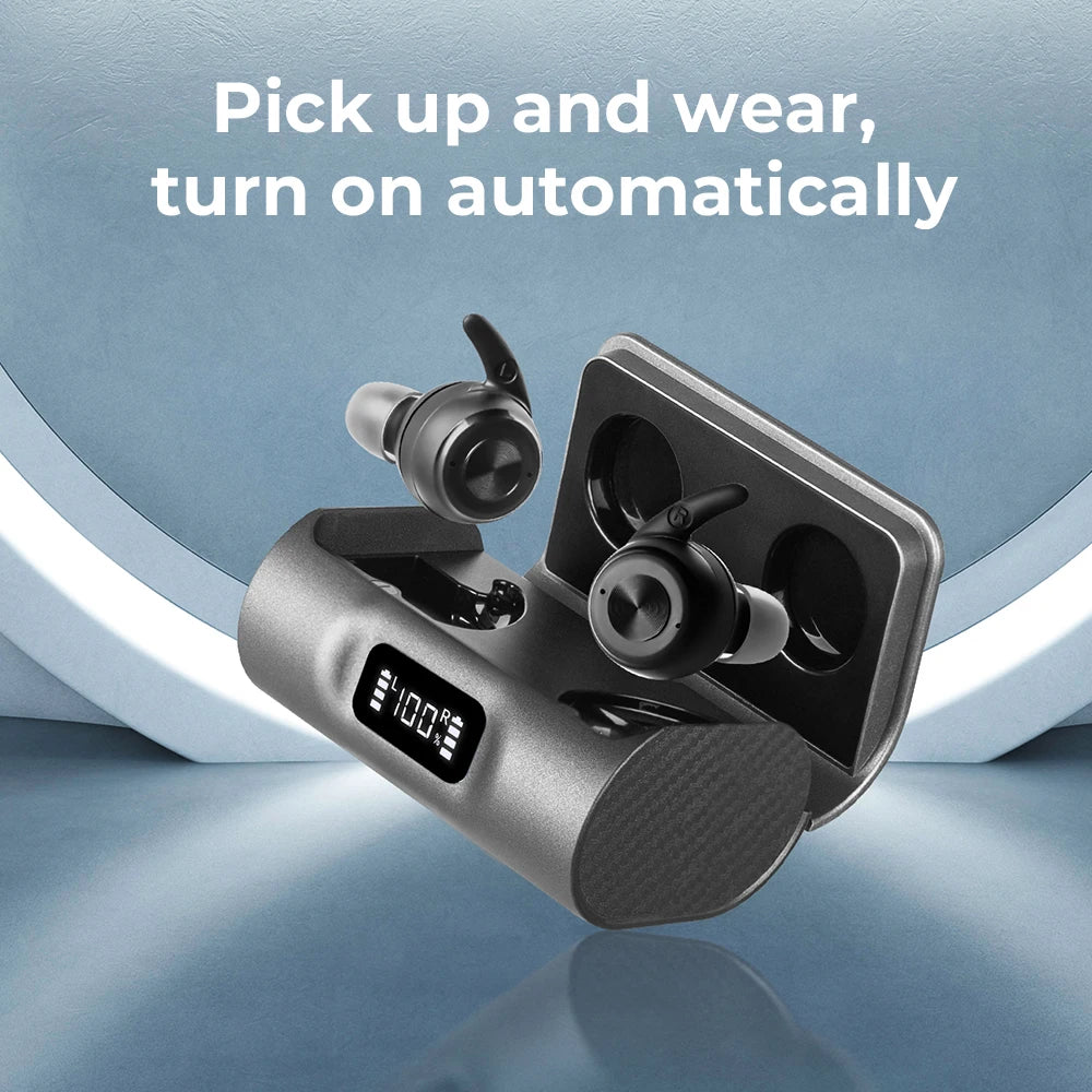 Bluetooth Rechargeable ITE Hearing Aids for Seniors by HitMyNeed