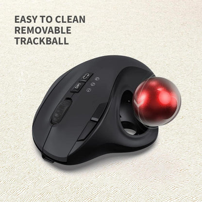 Bluetooth Rechargeable Trackball Mouse for Mac & PC by HitMyNeed