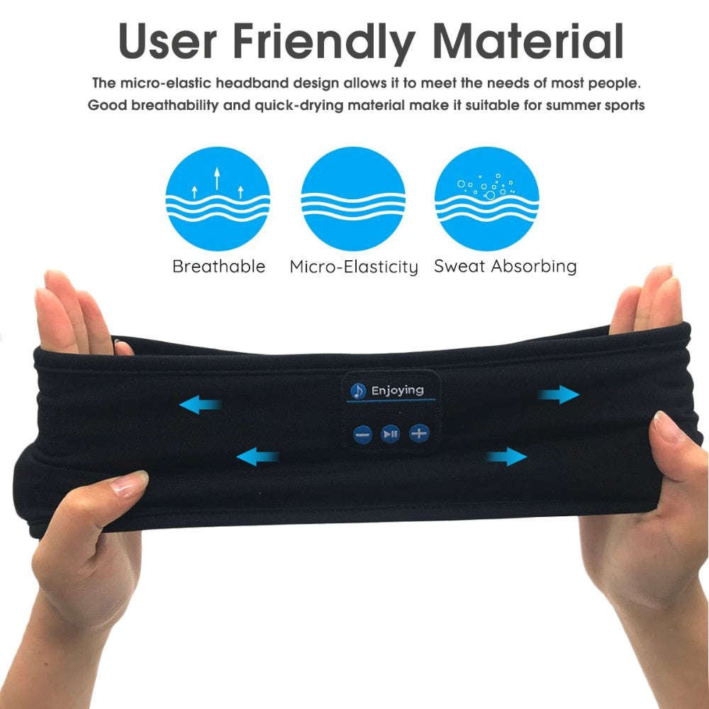 Bluetooth Sleep Mask Stereo Headband by HitMyNeed