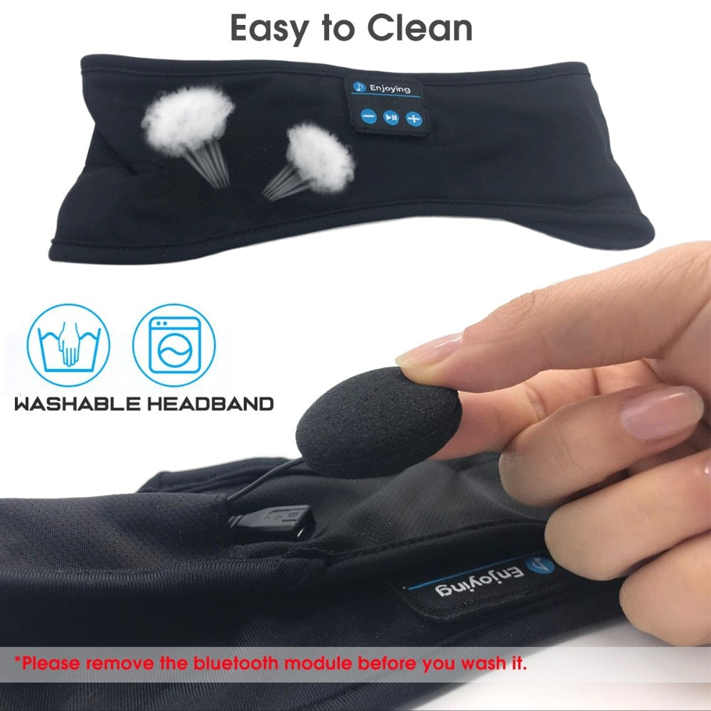 Bluetooth Sleep Mask Stereo Headband by HitMyNeed