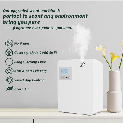Bluetooth Smart Aroma Diffuser for Hotels & Homes by HitMyNeed