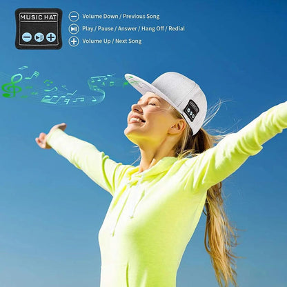 Bluetooth Speaker Baseball Cap with Mic by HitMyNeed