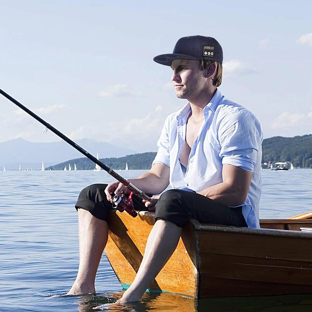Bluetooth Speaker Baseball Cap with Mic by HitMyNeed