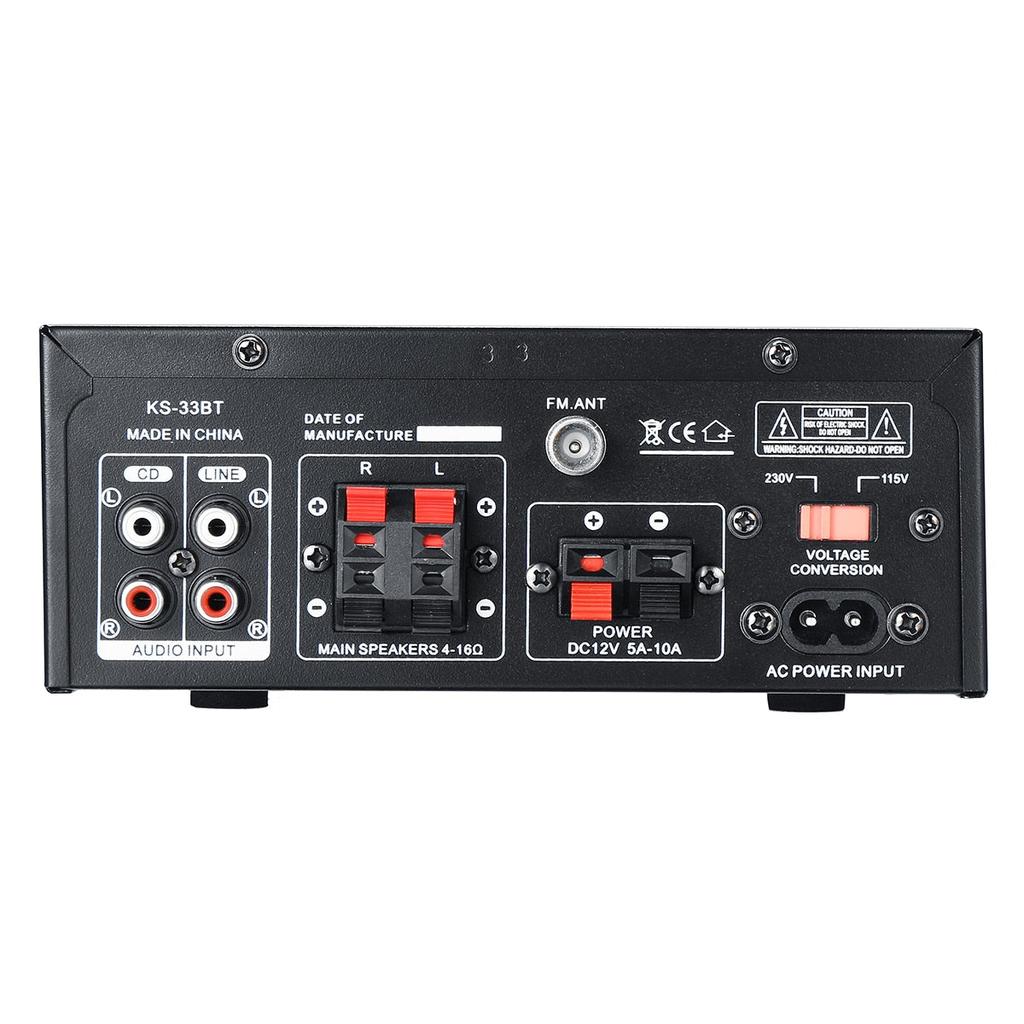 Bluetooth Stereo Amplifier with USB, SD & Mic Inputs by HitMyNeed