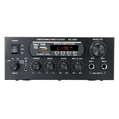 Bluetooth Stereo Amplifier with USB, SD & Mic Inputs by HitMyNeed
