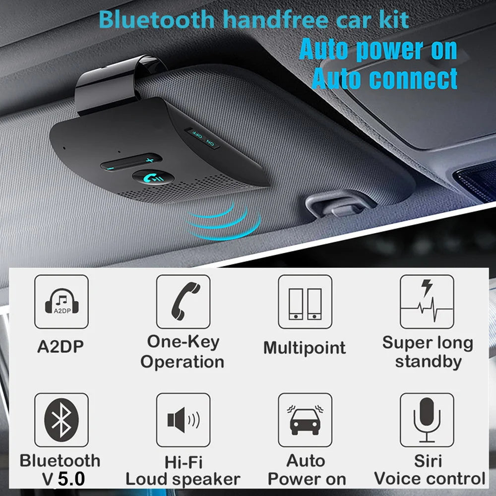 Bluetooth Sun Visor Handsfree Car Speakerphone by HitMyNeed