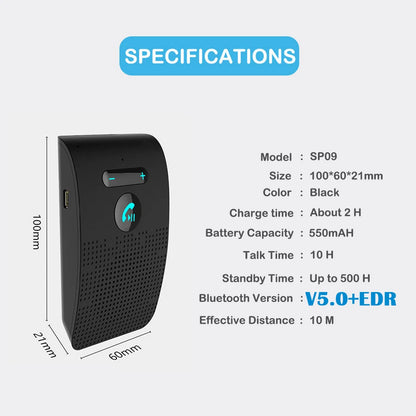 Bluetooth Sun Visor Handsfree Car Speakerphone by HitMyNeed