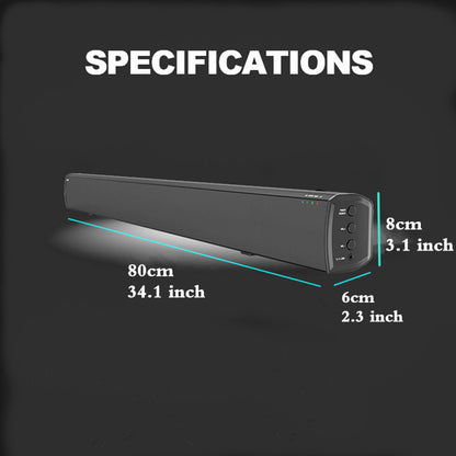 Bluetooth TV Sound Bar with Multiple Connections by HitMyNeed
