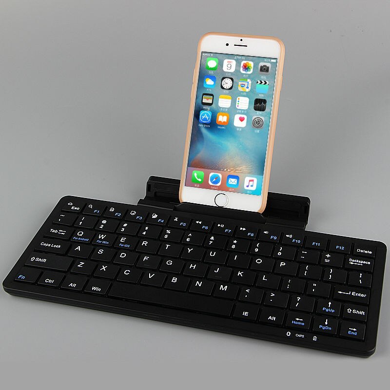Bluetooth Wireless Keyboard with Phone Stand by HitMyNeed